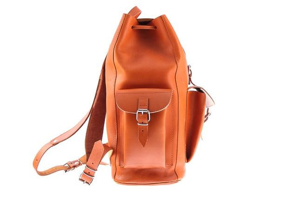 Ogromny plecak skórzany KEMER VOOC Vintage P40 naturalny