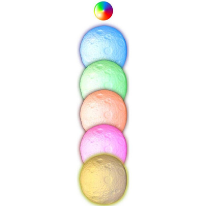 lampka dekoracyjna księżyc śr11,5 cm RGB