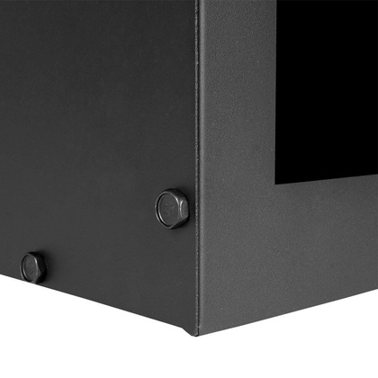 Palenisko ogrodowe metalowe czarne 56x41 cm