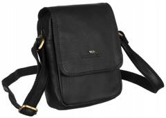 Listonoszka męska ze skóry naturalnej