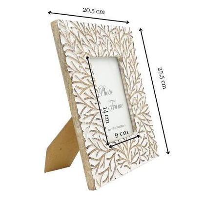 Drewniana ramka na zdjęcia "gałązki" 29382 - format 15x10cm