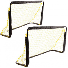ZESTAW 2 BRAMEK DO PIŁKI NOŻNEJ Z SIATKĄ 120x70x40CM ENERO
