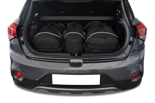 HYUNDAI i20 2014+ TORBY DO BAGAŻNIKA 3 SZT KJUST