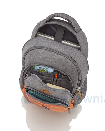 Plecak na laptop do 15,6" TRAVELITE Basics Melange 96308-80 Zielony