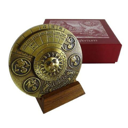 Mosiężny kalendarz wieczysty H27