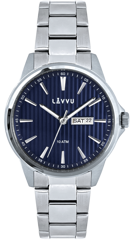 LAVVU Stylowy zegarek TRONES Deep Blue 100M