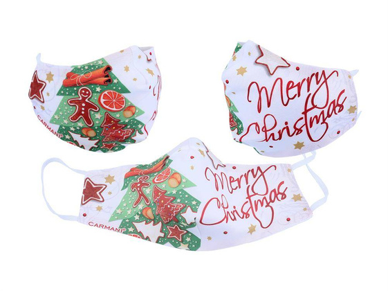 Maseczka ochronna - Świąteczna dekoracja (CARMANI)