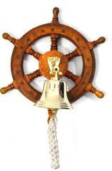 Dzwon mosiężny w kole sterowym NC2356A