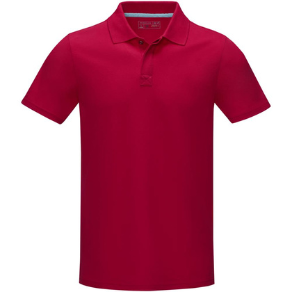 Męska organiczna koszulka polo Graphite z certyfikatem GOTS