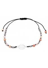 Bransoletka Makrama Kwarc 925