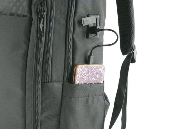 Plecak biznesowy na laptop 15' AERONAUTICA MILITARE Airspace Czarna