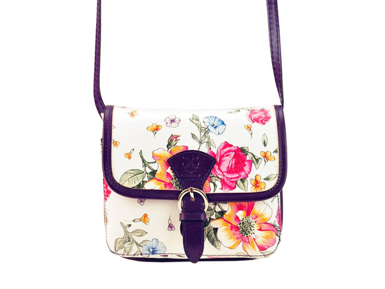 Torebka damska skórzana KEMER 112 FL Granatowy