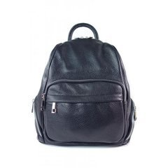 Elegancki poręczny plecak Vera Pelle Czarny VP344N