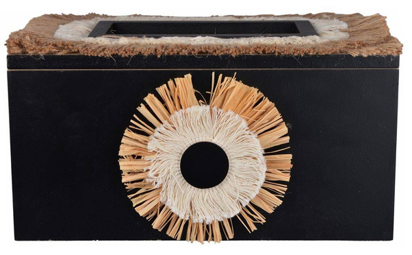 Pudełko drewniane boho