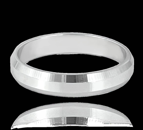 MINET+ Srebrna obrączka 4.5 mm - rozmiar 17