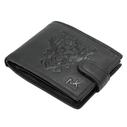 Portfel męski skórzany TCC 5600B-2 RFID Czarny