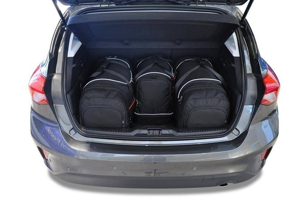 FORD FOCUS HATCHBACK 2018+ TORBY DO BAGAŻNIKA 4 SZT KJUST