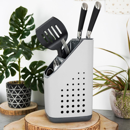 Organizer ociekacz na sztućce przybory kuchenne 14x14x23 cm