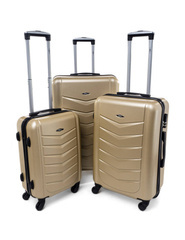 Zestaw 3 walizek KEMER RGL 520 Szampan