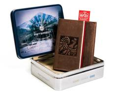 Skórzany portfel męski z akcentem patriotycznym