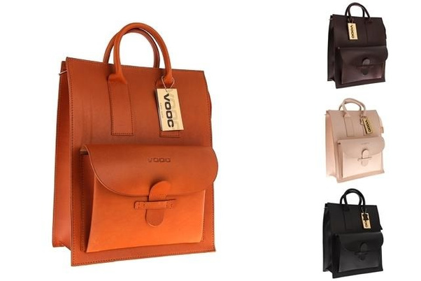 Torba damska do rękiKEMER VOOC Vintage P34 naturalny