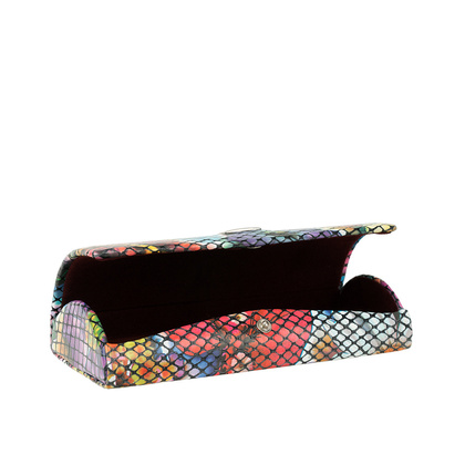 Kolorowe etui na okulary BajuBaj z naturalnej skóry ED107s155