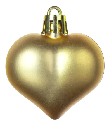 Bombki choinkowe komplet 120 szt. nietłukących plastikowych bombek - Złoty