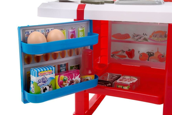 Kuchnia dla dzieci FUNFIT KIDS Czerwono Niebieska