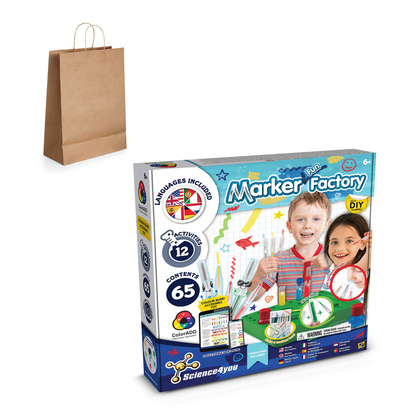DIY Pen Factory Kit IV. Gra edukacyjna dostarczana z papierową torebką prezentową