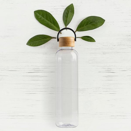 Butelka tritanowa z bambusowym korkiem - 1L / BTBOTTLE