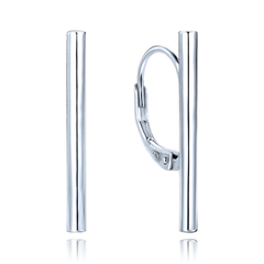 MINET Eleganckie srebrne kolczyki sztyfty