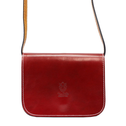 Torebka damska skórzana KEMER 43 Ciemny brąz