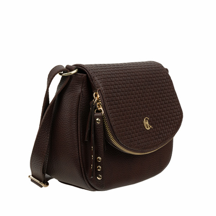 Torebka Canaletto z klapką z tłoczeniem plecionki – elegancja i funkcjonalność na lata TD717s255