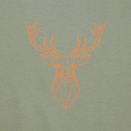 Koszulka męska Togo khaki, jeleń O, S