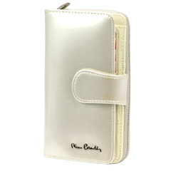 Portfel damski skórzany PIERRE CARDIN 07 SHINY 116 beż