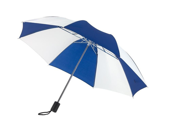 Parasol składany KEMER REGULAR Niebieski / Biały