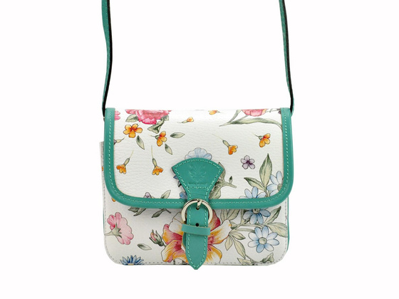 Torebka damska skórzana KEMER 112 FL Granatowy