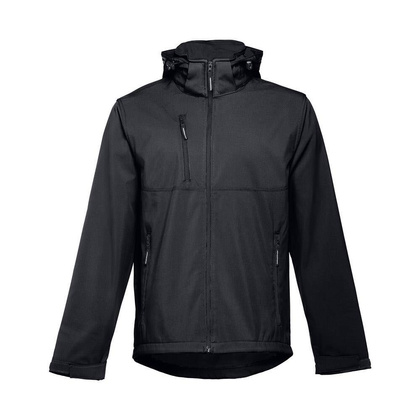 THC ZAGREB. Męska kurtka softshell z poliestru i elastanu