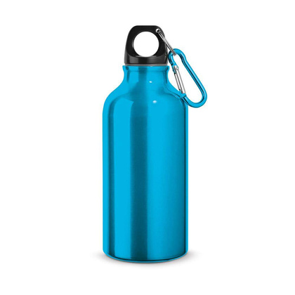 LANDSCAPE. Aluminiowa butelka sportowa z karabińczykiem 400 ml