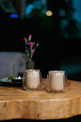 Komplet 2 szklanek niskich Tulip 250 ml 8982