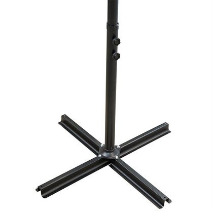 Parasol ogrodowy 300cm składany na wysięgniku zielony