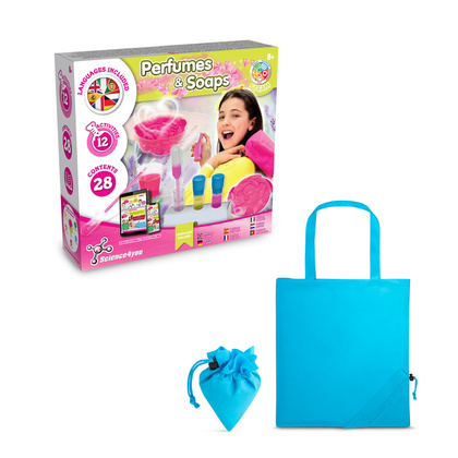 Perfume & Soap Factory Kit V. Gra edukacyjna dostarczany ze składaną torbą prezentową