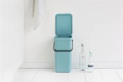 Kosz Sort &amp; Go, 16l mint    109843