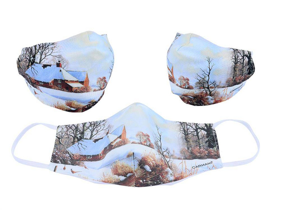 Maseczka ochronna - Świąteczna dekoracja (CARMANI)