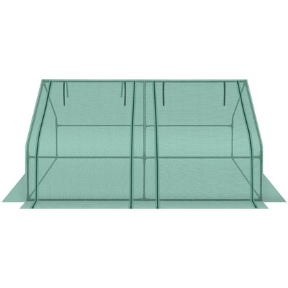 SZKLARNIA TUNEL OGRODOWY MINI ZIELONY DO SAŁATY 180x90x90CM