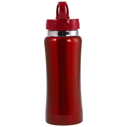 Butelka sportowa 600 ml V4656-05 Czerwony