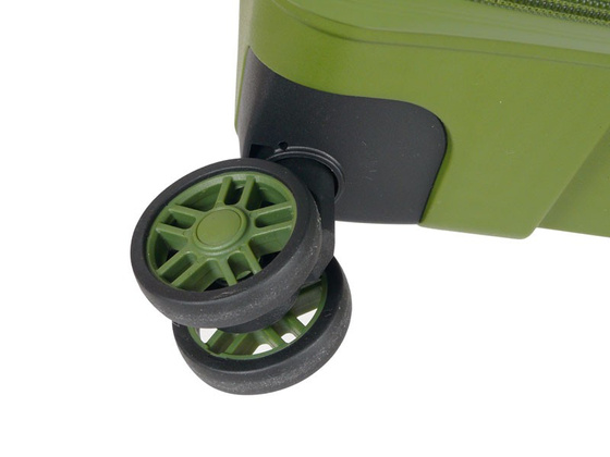 Walizka DIELLE 100 4k 66cm średnia zielona PP z poszerzeniem