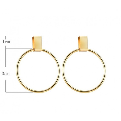 KOLCZYKI KOŁA ZŁOTE K930