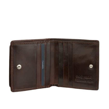 Męski portfel Canaletto z garbowanej roślinnie skóry RFID PM1008s160GR