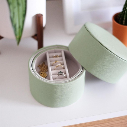 Pudełko na biżuterię Stackers Pod zieleń szałwiowa podwójne